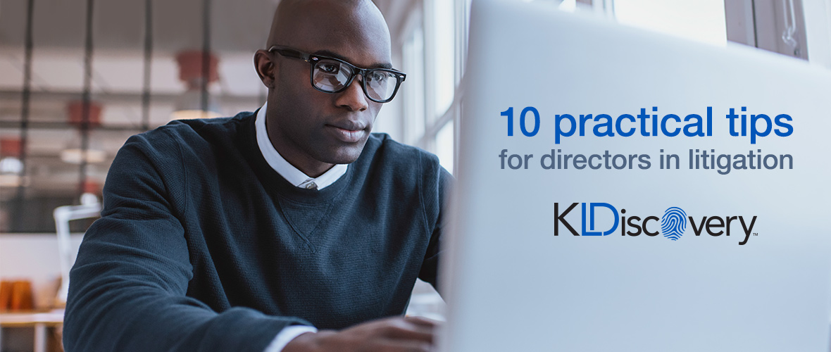 10 Tips for Directors in Litigation