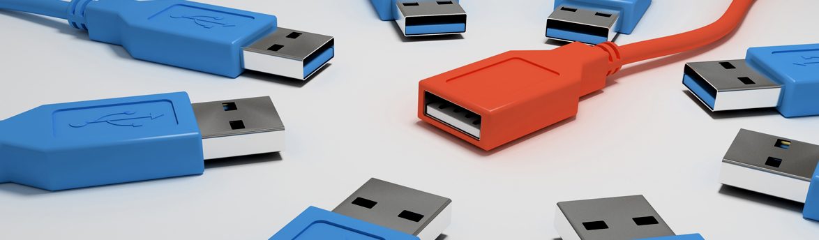 USB cords interoperability metaphor.