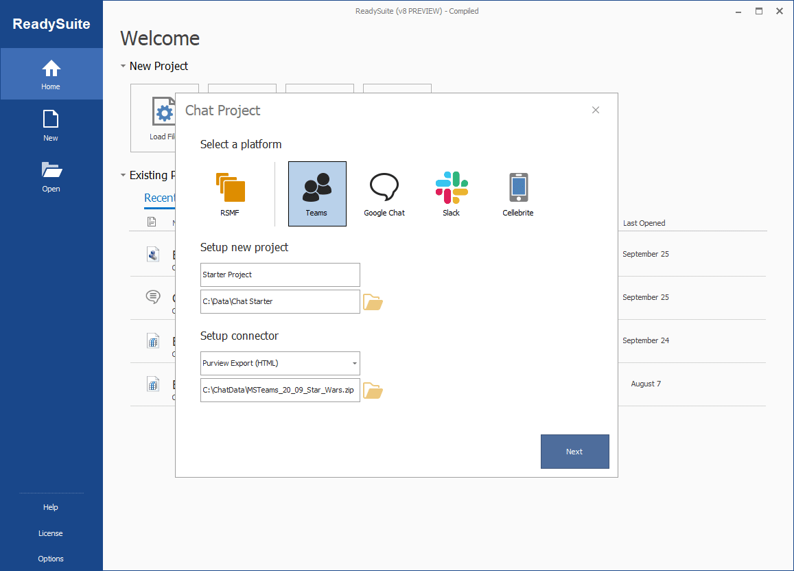 ReadySuite 8 Chat Project