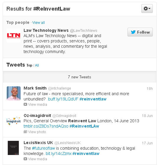 #ReInvent Law London