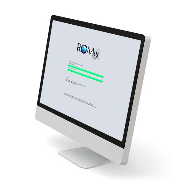 RCMgr ソフトウェアのモニターへのログイン。 RCMgr ソフトウェアのモニターへのログイン。