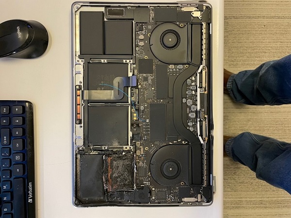 Damaged Mac Laptop