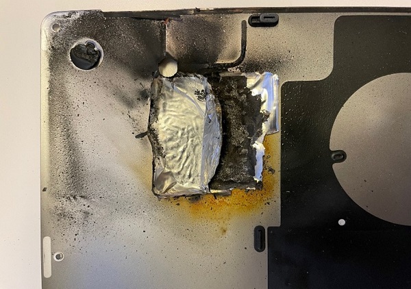 Damaged Mac Laptop