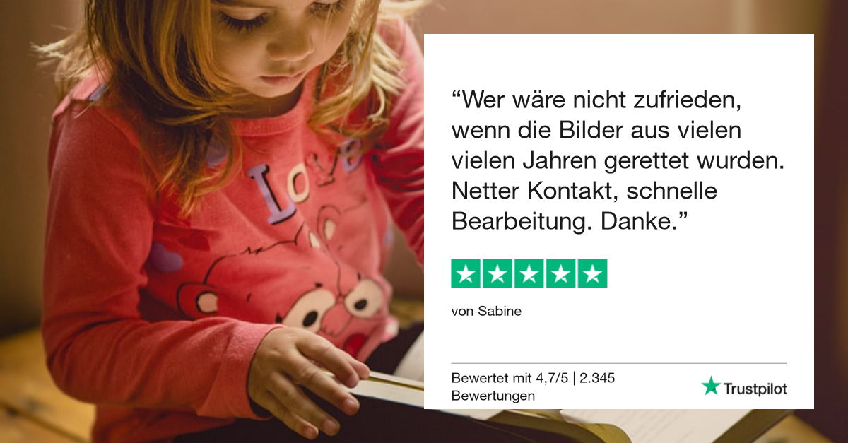 Feedback Private Datenrettung Zufriedener Datenrettungs-Kunde
