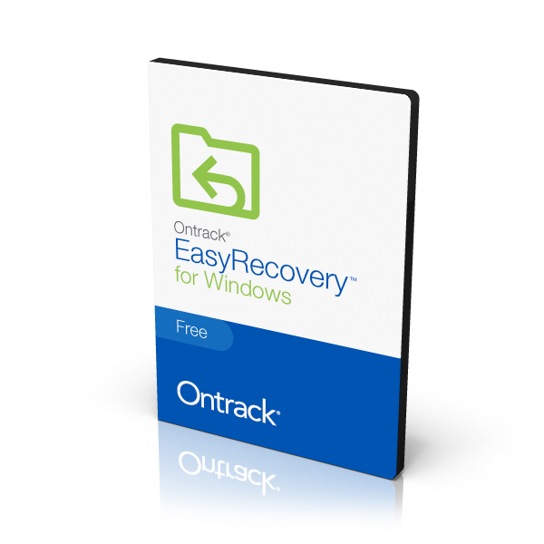Ontrack EasyRecovery Free for Windows w/ shadow Ontrack EasyRecovery data recovery software windows
